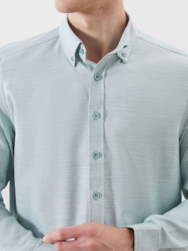 Moudda LC Waikiki - Chemise tissée à manches longues pour Hommes - Tunisie 3