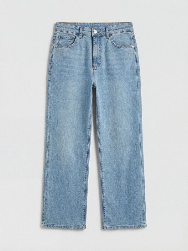 Moudda LC Waikiki - Jean basique en denim pour Femme couleur Bleu indigo clair rodé - Tunisie 1