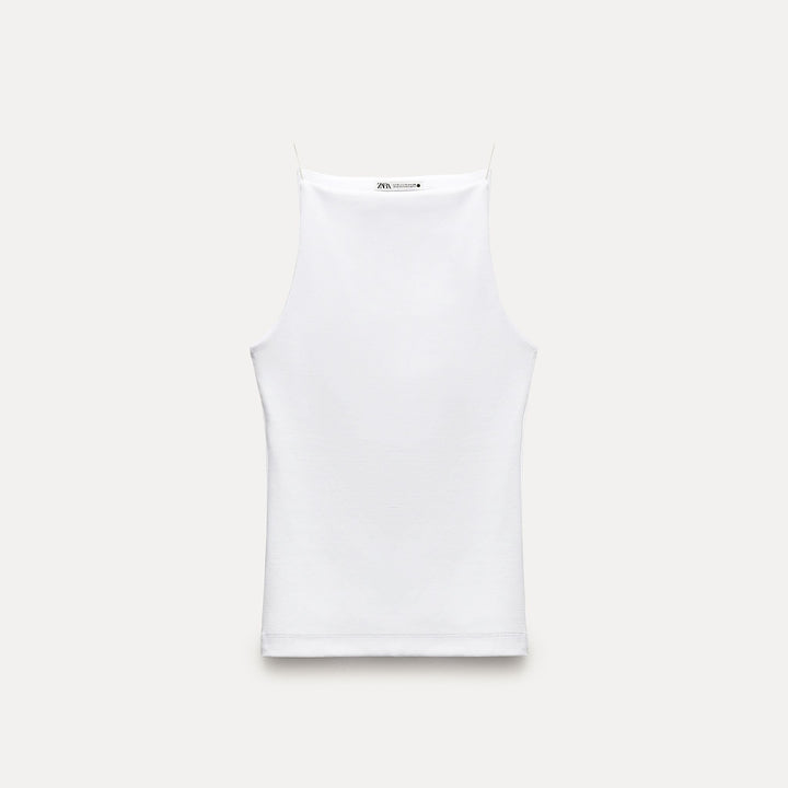 Moudda ZARA - T-shirt brassière en coton élasthanne, bretelles élastiques - Tunisie 1