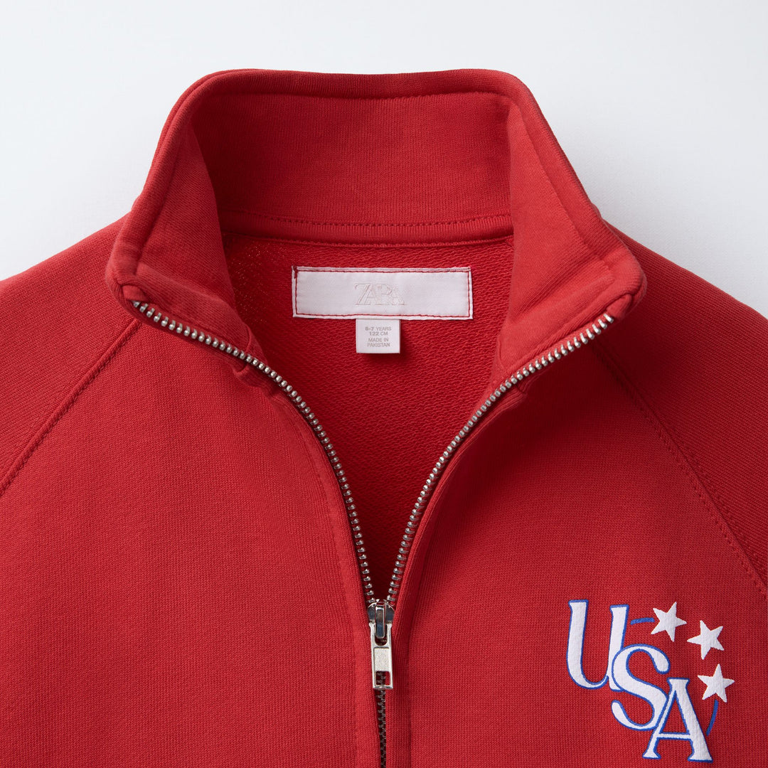 Moudda ZARA - Sweat Ouvert - Rouge Urban - Tunisie 3
