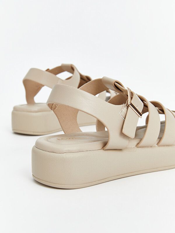 Moudda LC Waikiki - Sandales pour Femme couleur Beige - Tunisie 5