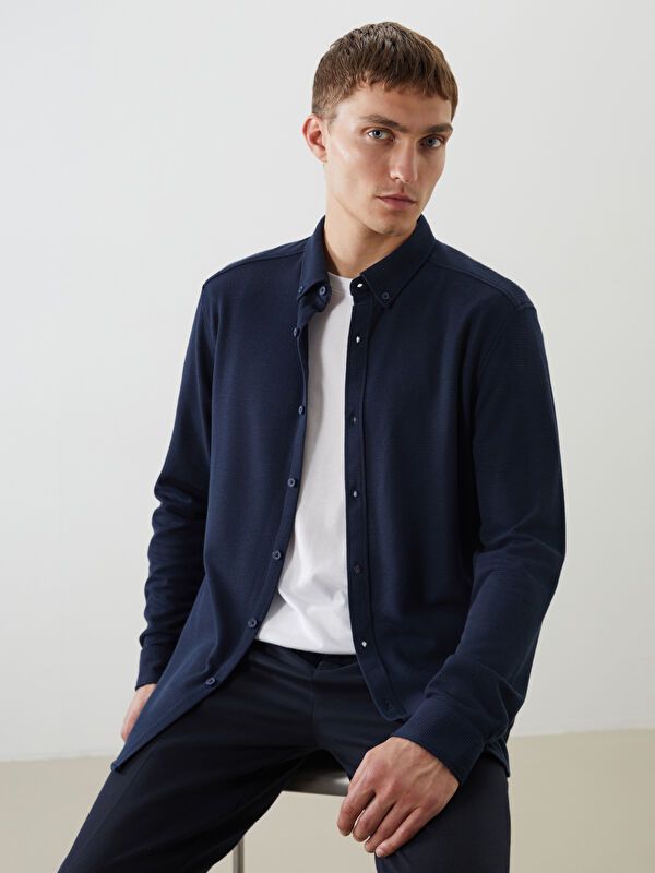 Moudda LC Waikiki - Chemise tissée à manches longues pour Hommes - Tunisie 1