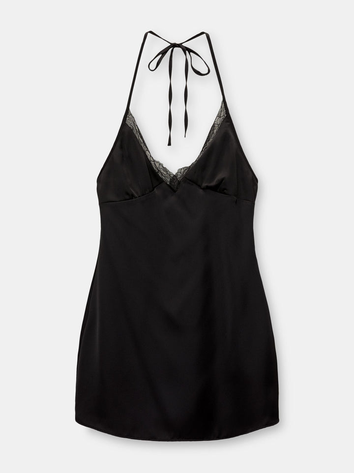 Moudda PULL & BEAR - Robe Mini Satin Dentelle - Tunisie 1