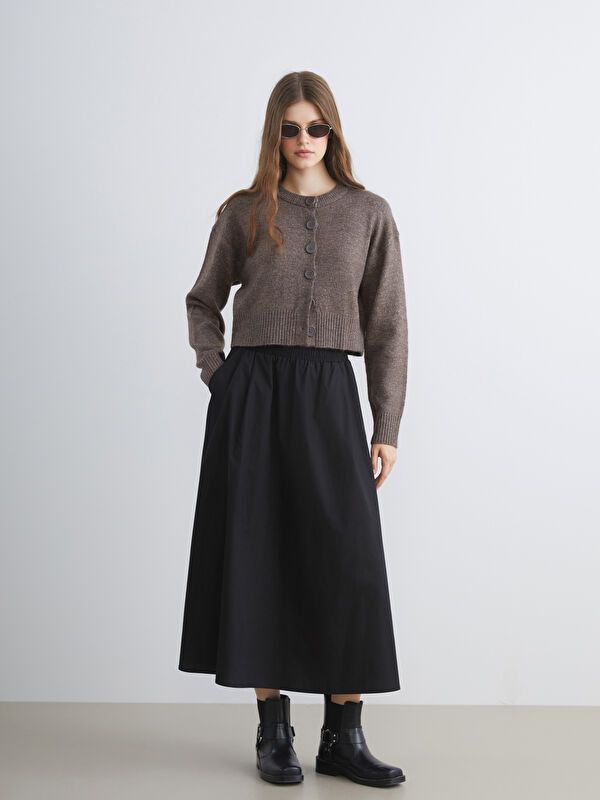 Moudda LC Waikiki - Cardigan en tricot Femme Brun - Tunisie 2