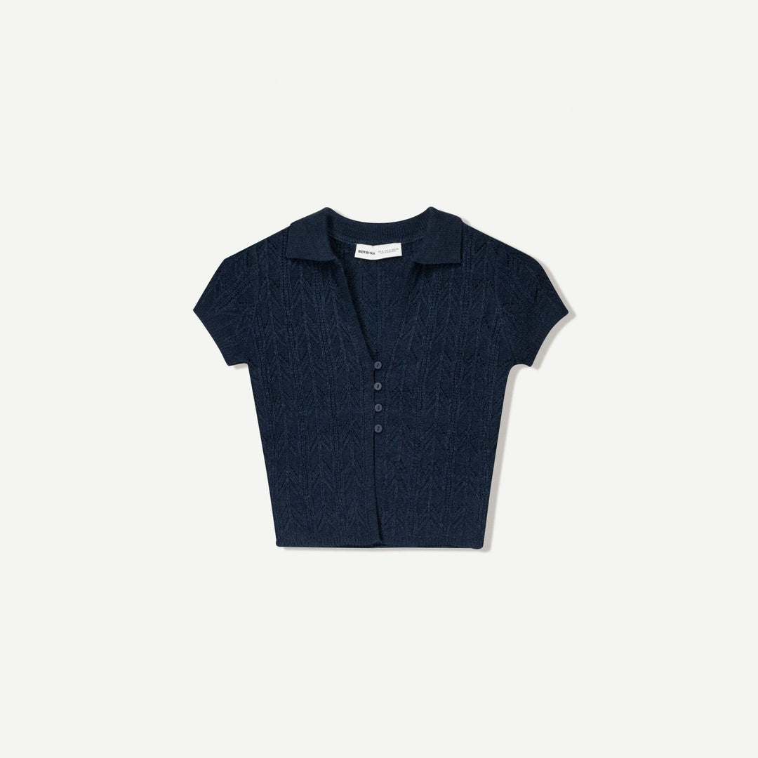 Moudda BERSHKA - Veste - Dentelle & Col Polo - Tunisie 1