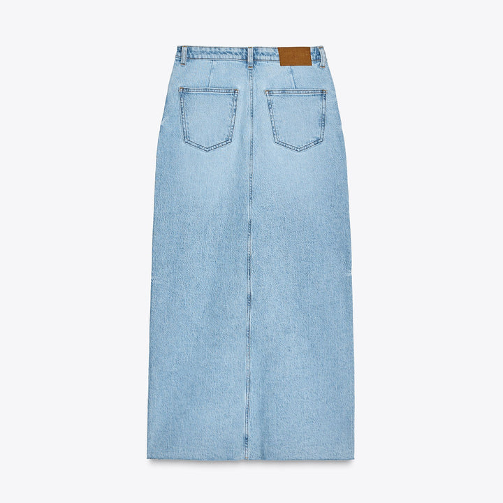 Moudda ZARA - Jupe Denim Midi - Fente - Tunisie 2