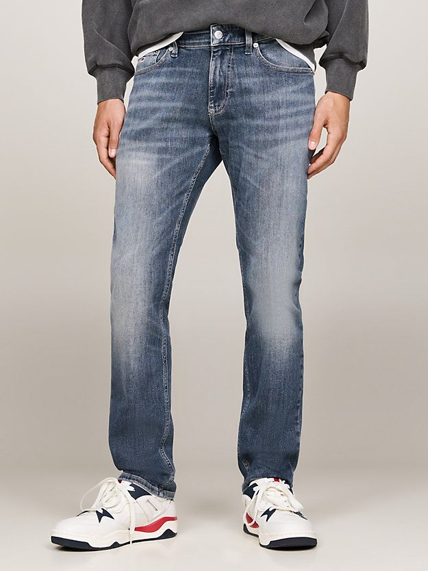 Moudda Tommy Hilfiger - Jean Slim Délavé Tommy Hilfiger Scanton En Denim  - Tunisie 2