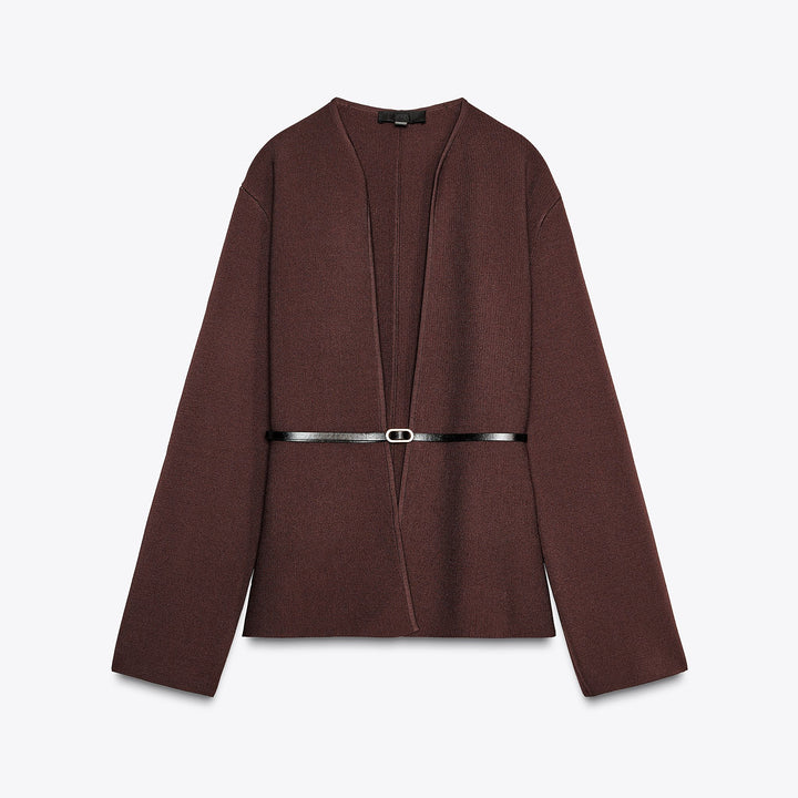 Moudda ZARA - Veste Marron - Ceinture - Tunisie 1