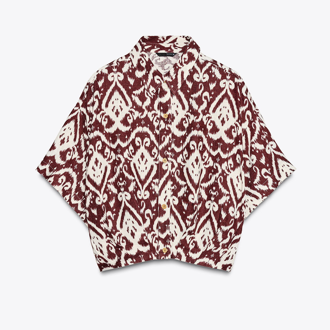 Moudda ZARA - Ensemble Chemise Cropped - Col Chemisier - Tunisie 1
