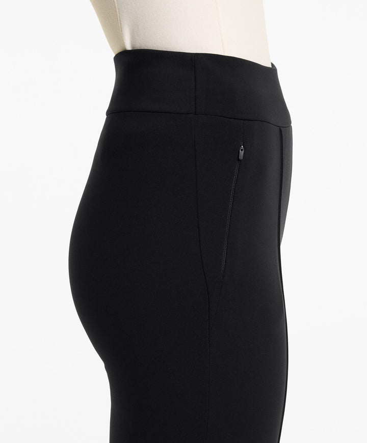 Moudda Oysho - Pantalon Long Flare Chaud - Taille Haute, Cheville, Zip & Couture - Tunisie 6