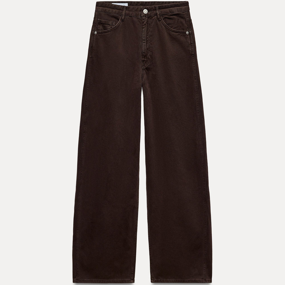 Moudda ZARA - Pantalon relaxed oversized taille mi-haute longueur complète - Tunisie 2