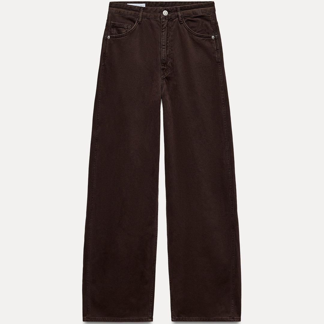 Moudda ZARA - Pantalon relaxed oversized taille mi-haute longueur complète - Tunisie 2