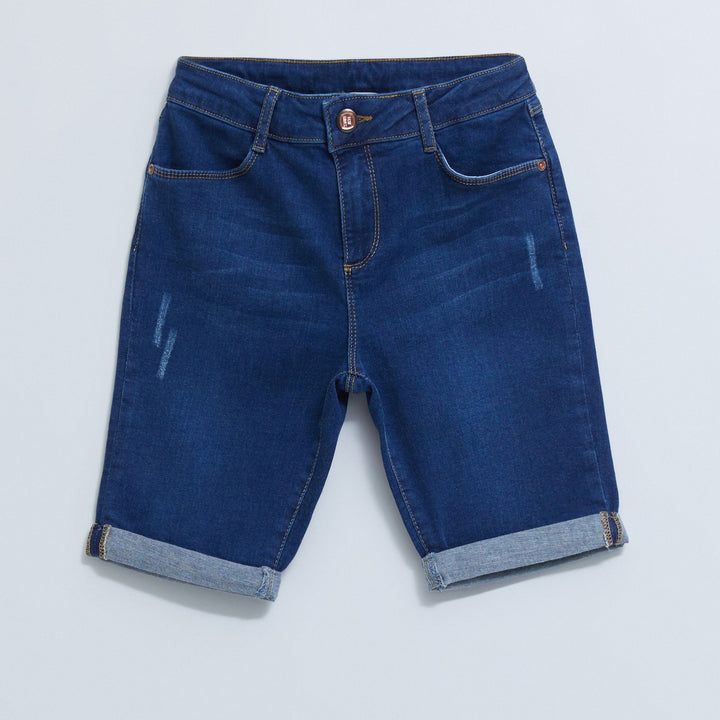 Moudda LC Waikiki - Short Jean-Bermuda Tissé - Tunisie 1