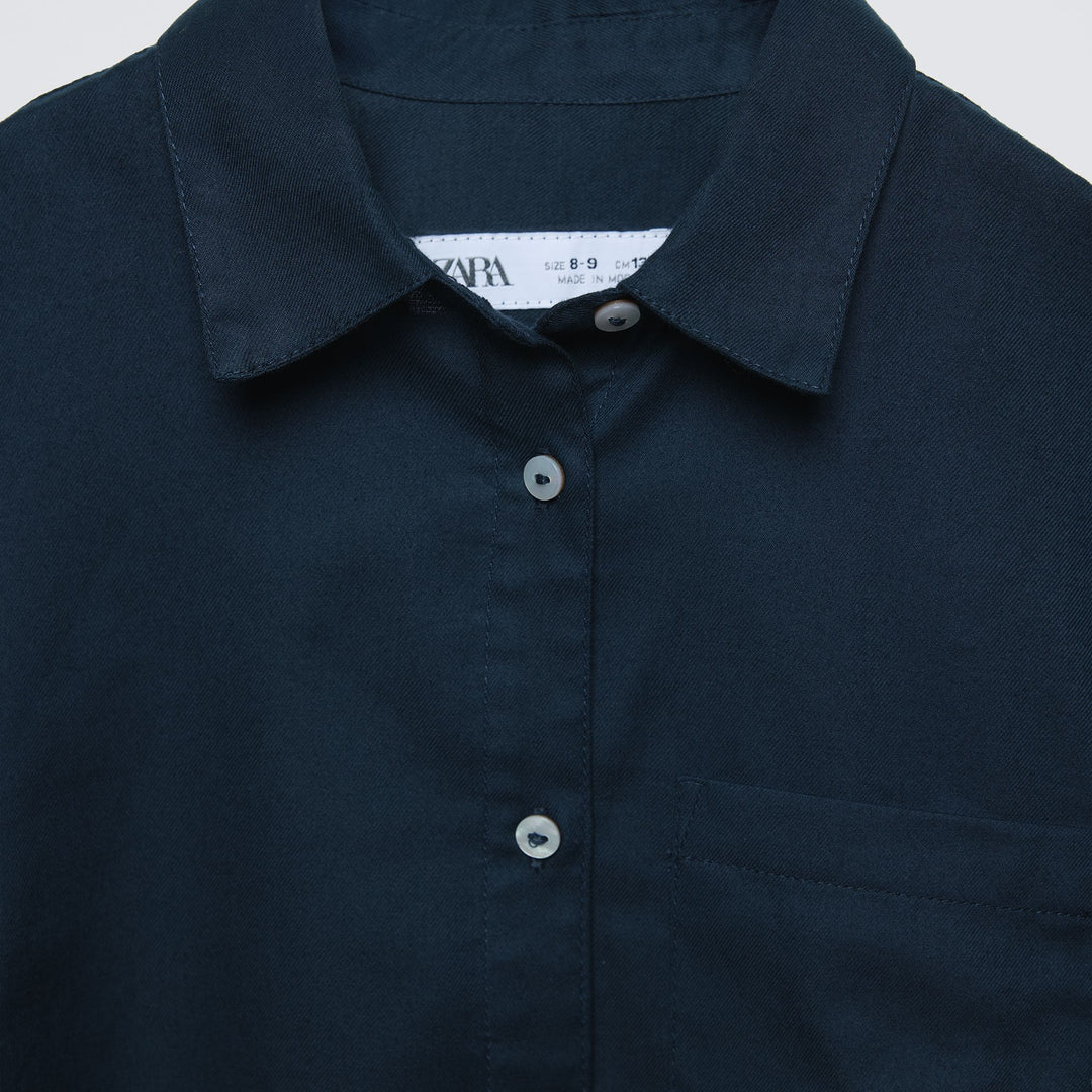 Moudda ZARA - Chemise fille qualité douillette patch cœur - Tunisie 3