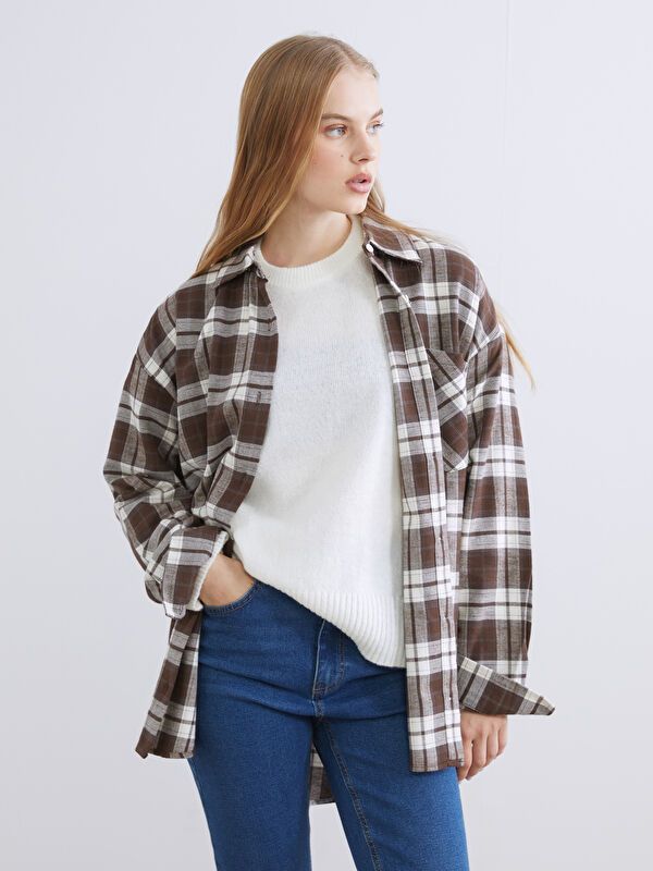 Moudda LC Waikiki - Chemise tissée à manches longues pour Femmes - Tunisie 1