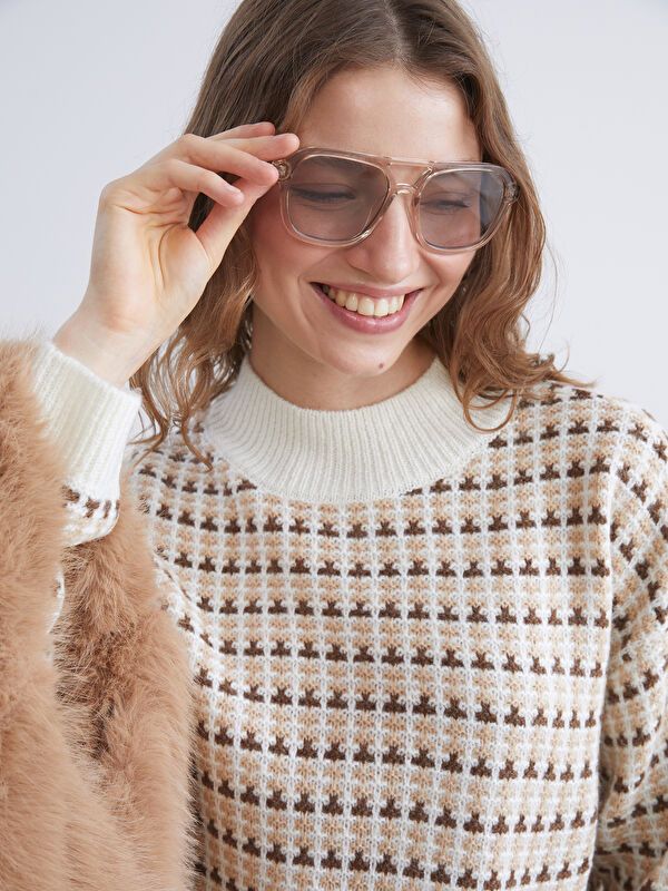 Moudda LC Waikiki - Pull en tricot Femme Chameau - Tunisie 3