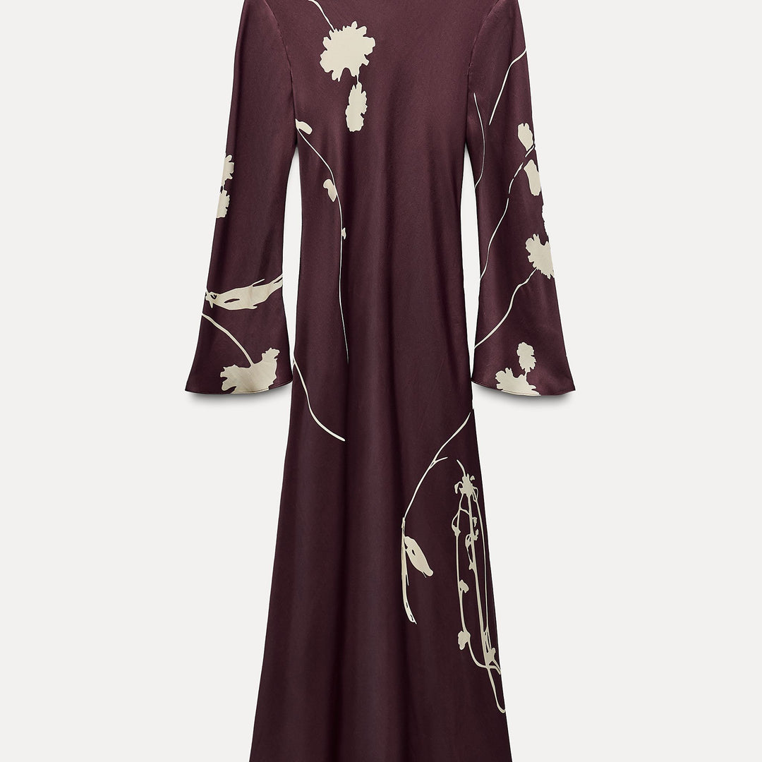 Moudda ZARA - Robe longue imprimée biais - Tunisie 2