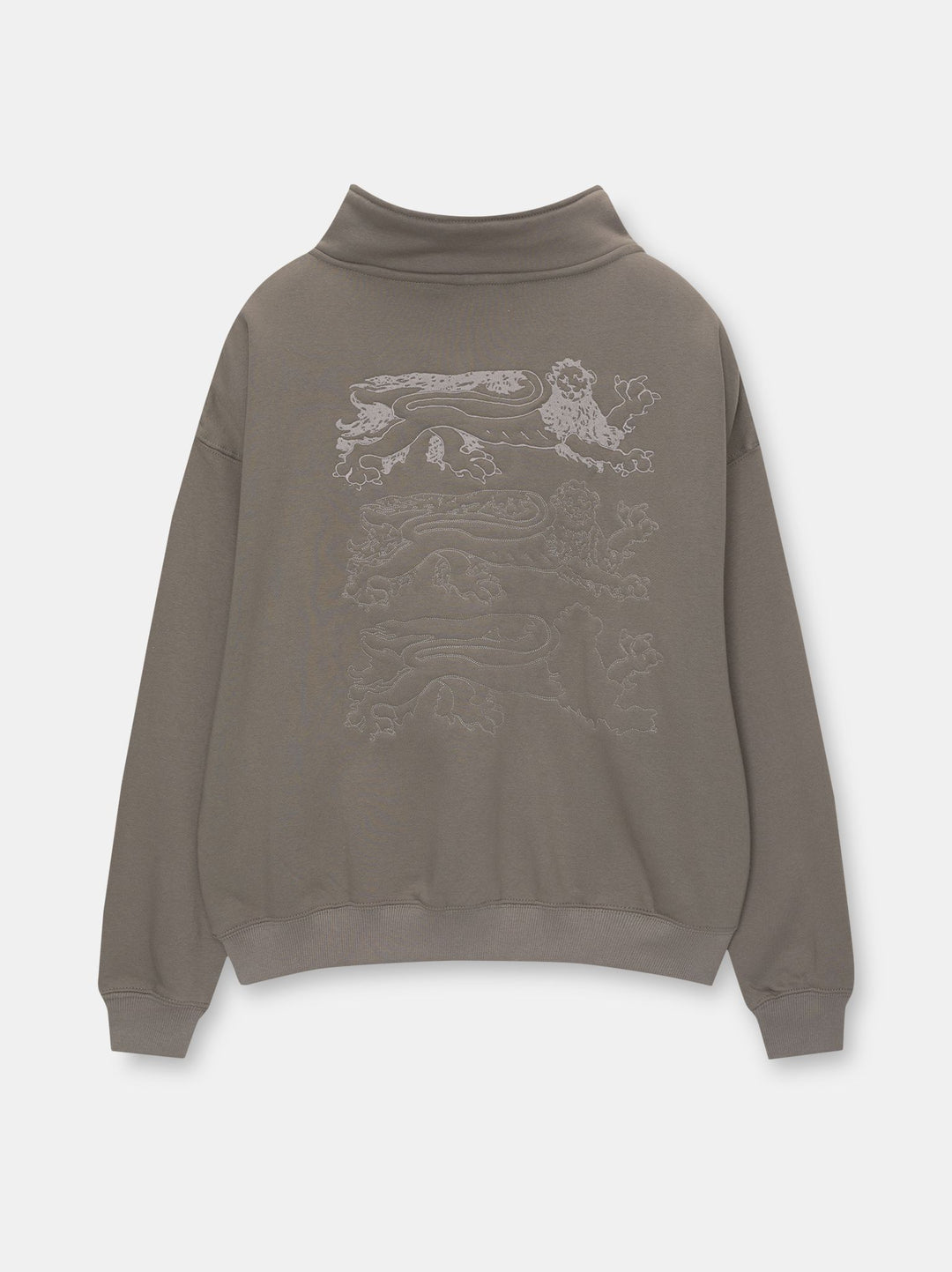 Moudda PULL & BEAR - Sweat Demi-Fermeture Bad Ideas 04 avec Broderie - Tunisie 4
