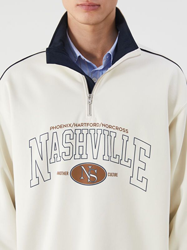 Moudda LC Waikiki - Sweatshirt en jersey Homme Beige clair - Tunisie 3