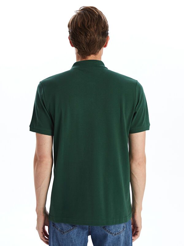 Moudda LC Waikiki - T-shirt col polo basique manches courtes en jersey - Tunisie 4