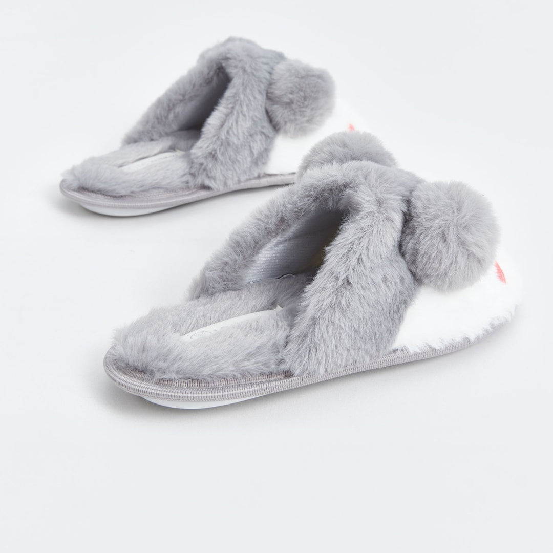 Moudda LC Waikiki - Pantoufles maison Fille Gris - Tunisie 5