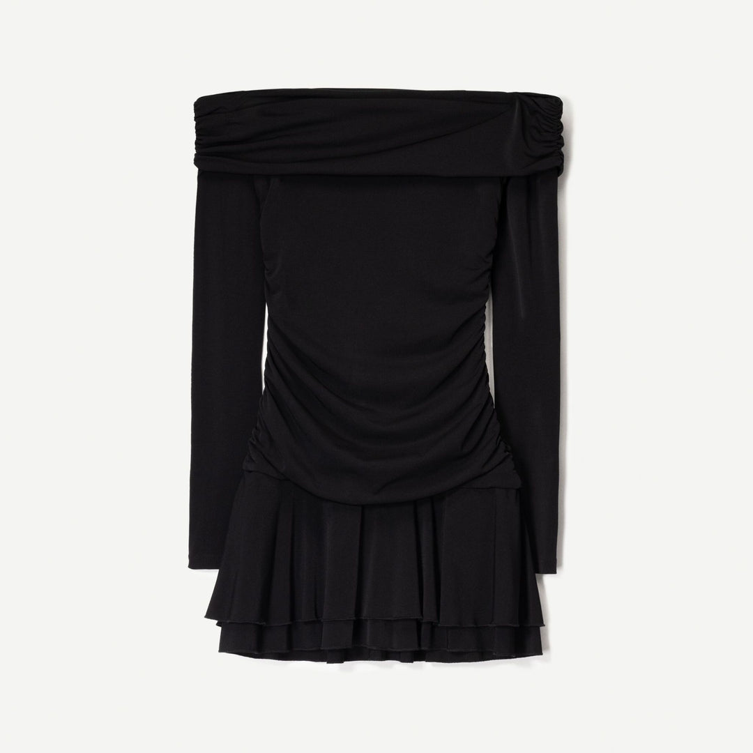 Moudda BERSHKA - Robe Mini Polyester - Volants & Manches Longues - Tunisie 1