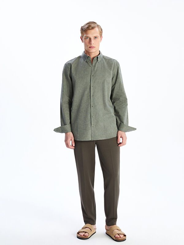 Moudda LC Waikiki - Chemise tissée à manches longues pour Hommes - Tunisie 2