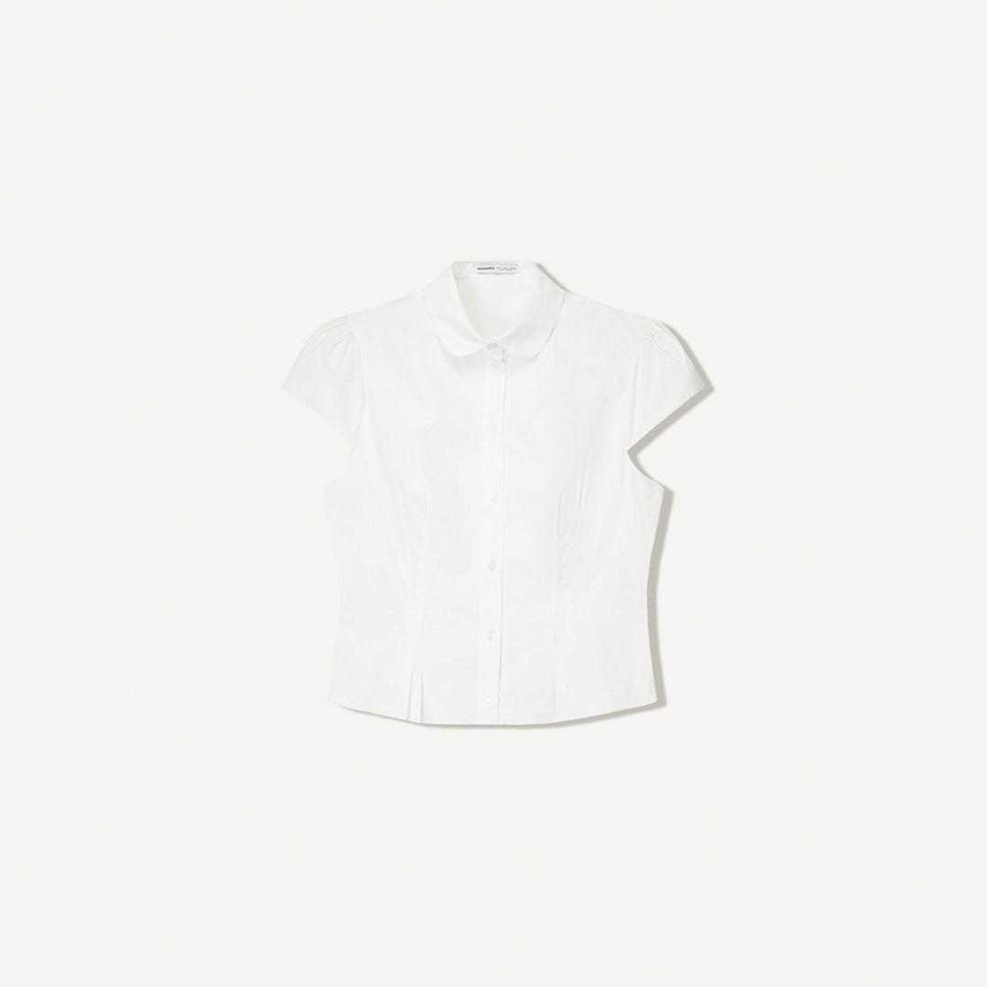 Moudda BERSHKA - Chemise Coton - Manches Courtes, Col Bobo & Boutons - Tunisie 1