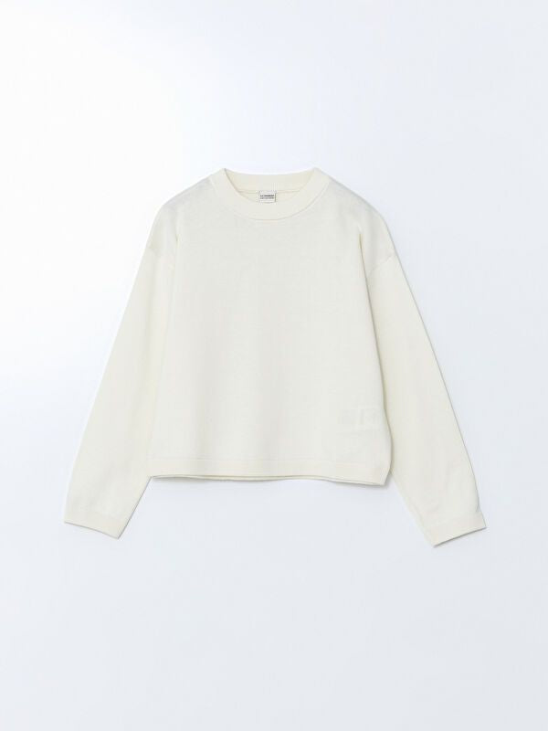 Moudda LC Waikiki - Pull en tricot Fille Ecru - Tunisie 1