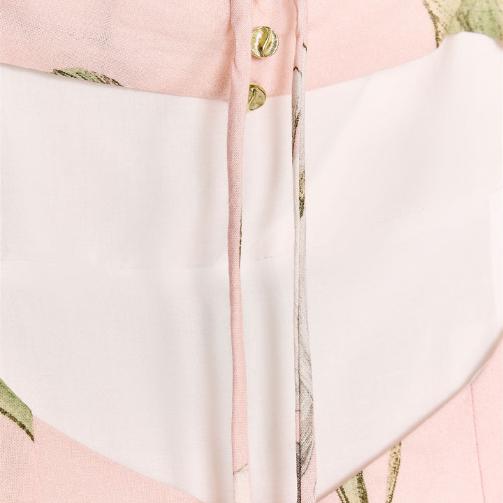 Moudda ZARA - Robe Midi Lin/Viscose Lingerie - Imprimée - Tunisie 3