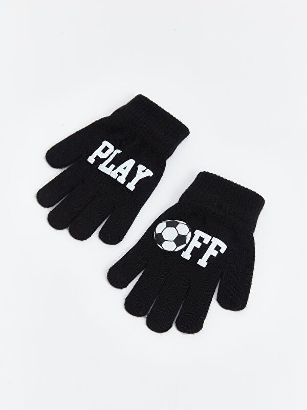 Moudda LC Waikiki - Gants tricot Garçon Noir - Tunisie 1