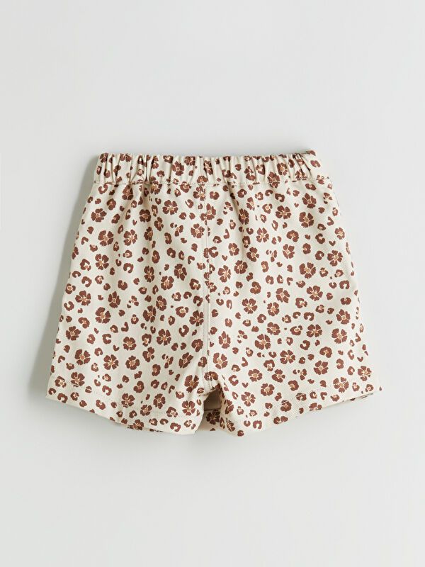 Moudda LC Waikiki - Short / bermuda tissé Fille Imprimé marron - Tunisie 3