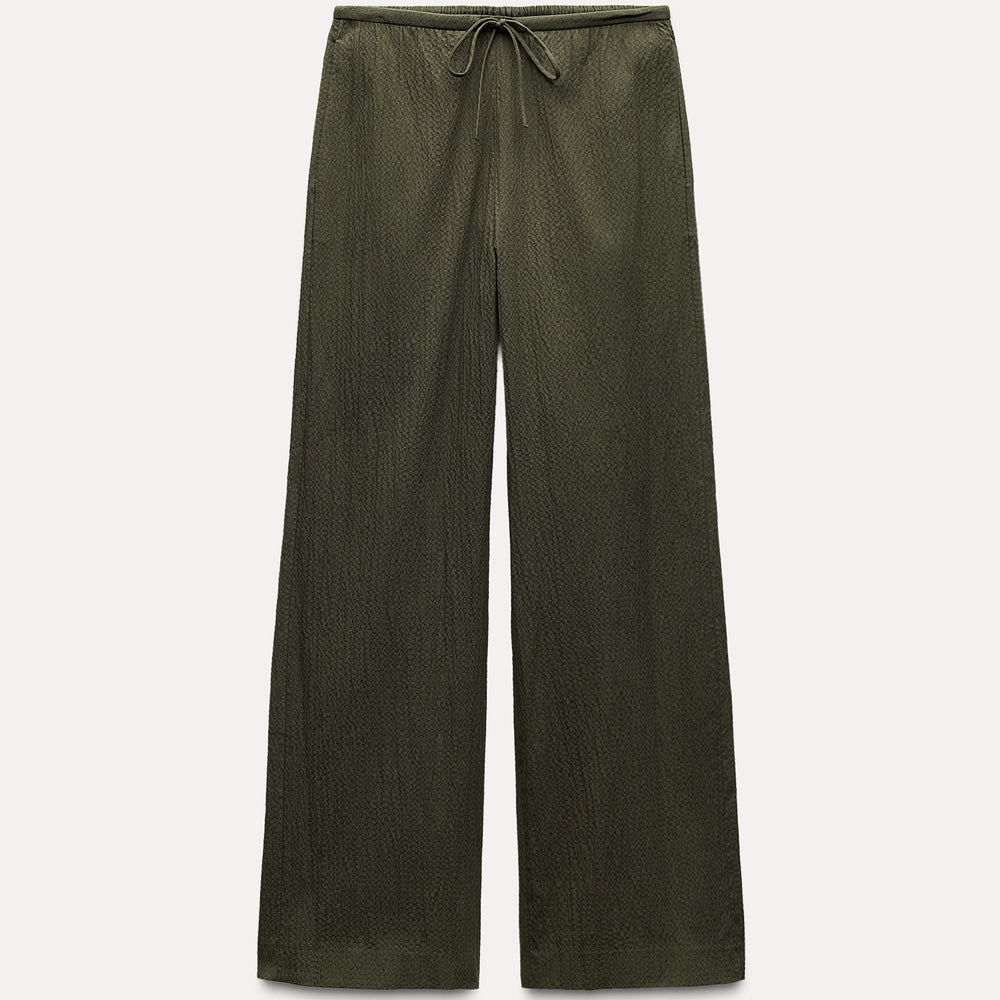 Moudda ZARA - Set pantalon pyjama seersucker - Tunisie 2