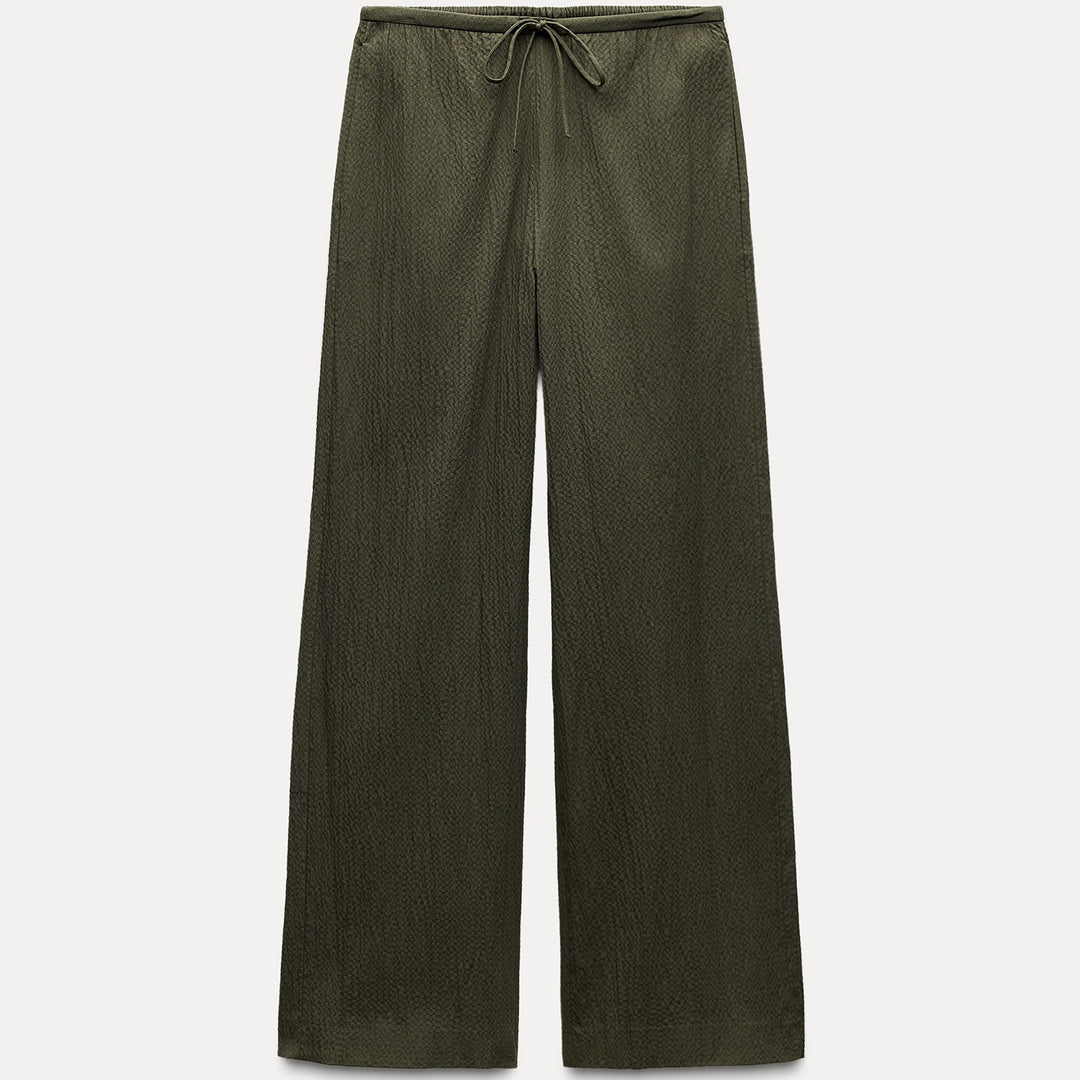Moudda ZARA - Set pantalon pyjama seersucker - Tunisie 2