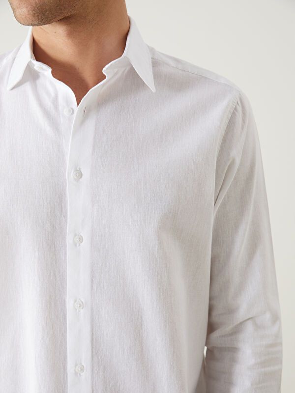 Moudda LC Waikiki - Chemise tissée à manches longues sb pour Hommes - Tunisie 3