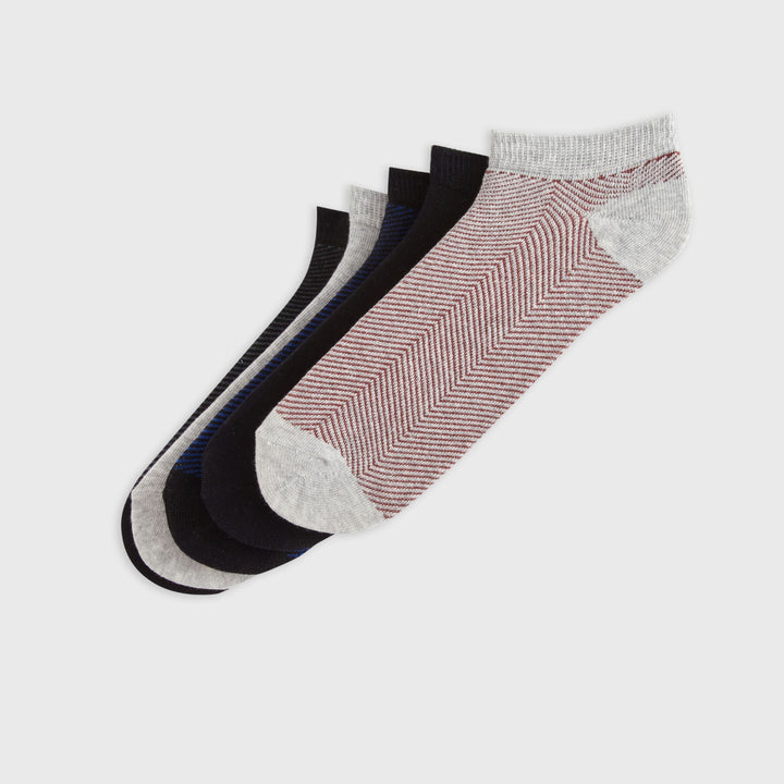 Moudda LC Waikiki - Chaussettes pour sneakers Homme Fil mélangé teint - Tunisie 2