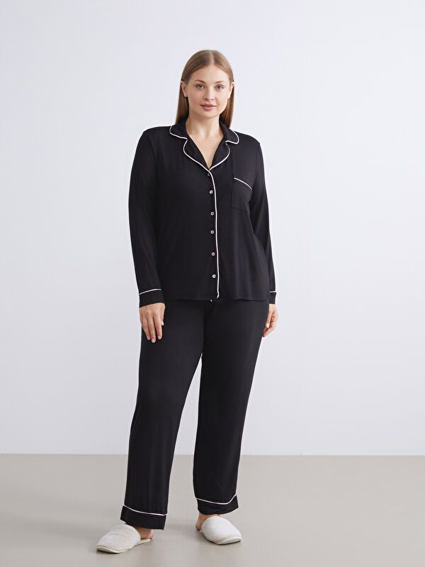 Moudda LC Waikiki - Pyjama en jersey à manches longues pour Femmes - Tunisie 1