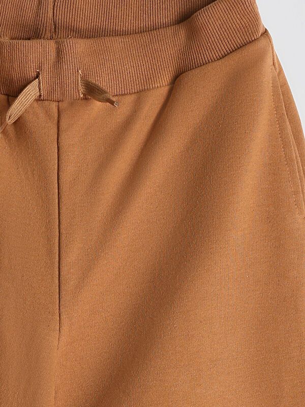 Moudda LC Waikiki - Bas jogging jersey basique Fille Brun clair - Tunisie 3