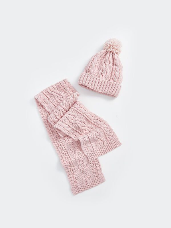 Moudda LC Waikiki - Pack Tricot  Écharpe/Bonnet pour Filles - Tunisie 1