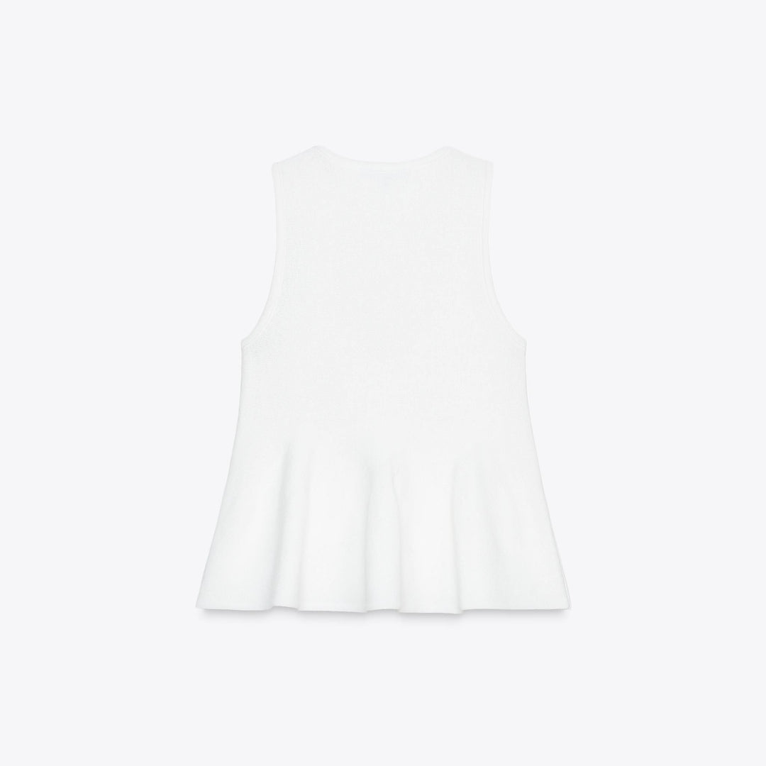 Moudda ZARA - Top - Col Olla, Boutons & Peplum - Tunisie 2