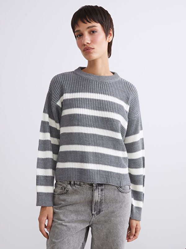 Moudda LC Waikiki - Cv tricot pullover mid pour Femmes - Tunisie 1
