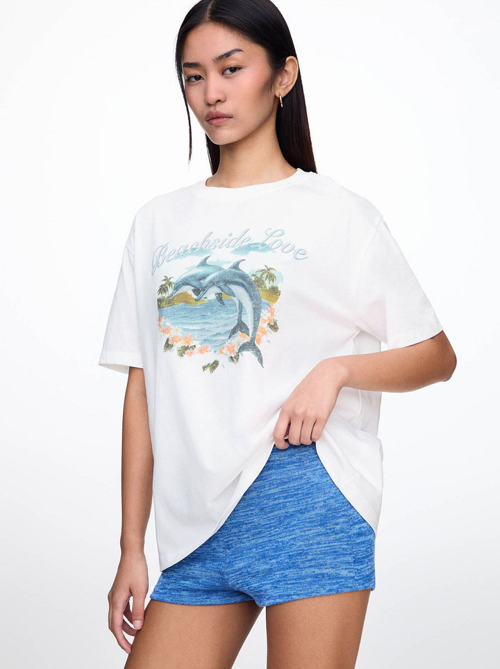 Moudda PULL & BEAR - Body Illustration Dauphins - Tunisie 8