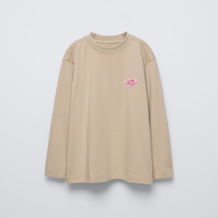 Moudda ZARA - T-shirt manches longues, patch rouge poitrine - Tunisie 2