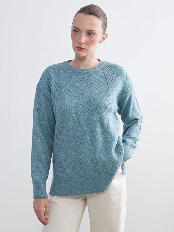 Moudda LC Waikiki - Pull-over épais en tricot cv pour Femmes - Tunisie 1