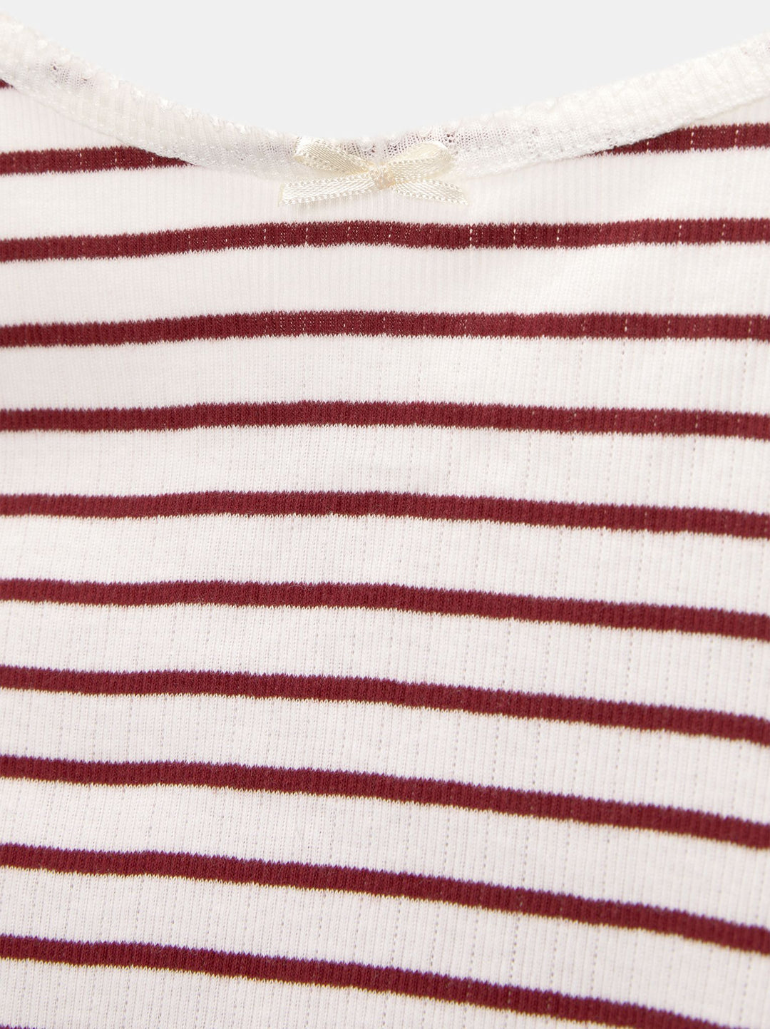 Moudda PULL & BEAR - Top Pacific Dentelle Rayures - Tunisie 4