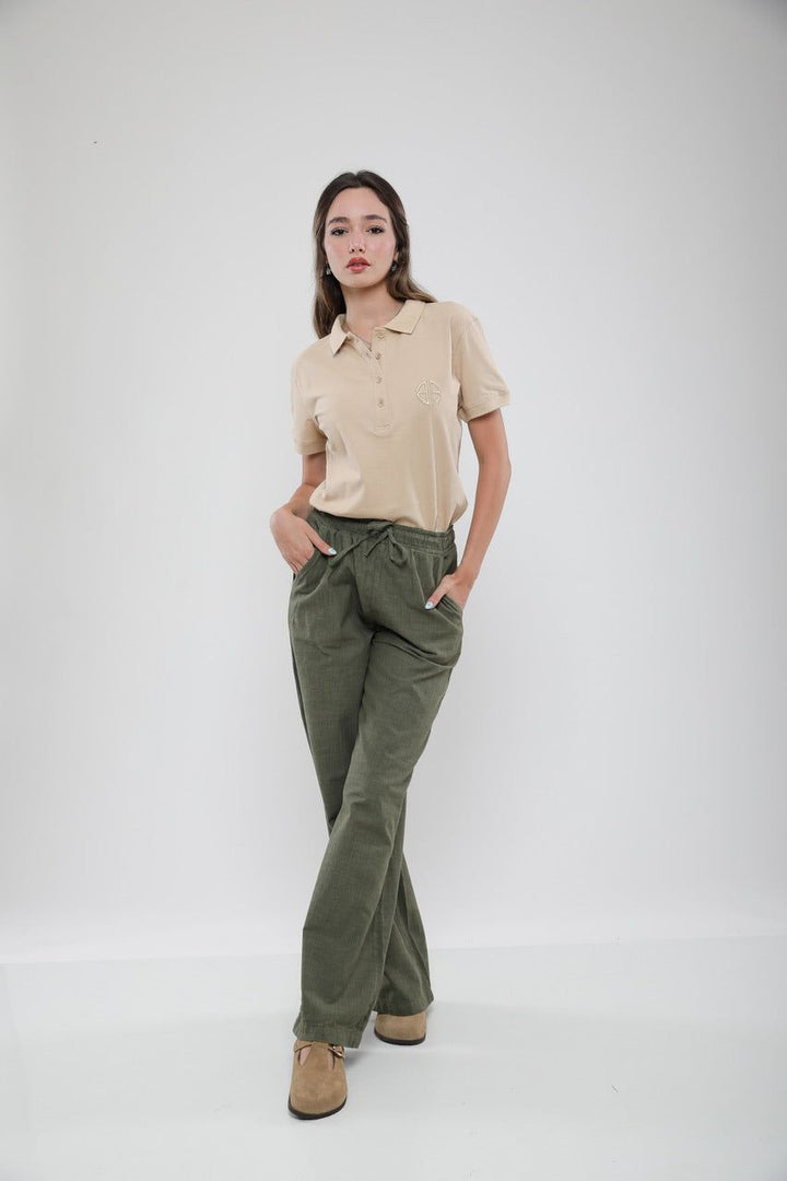 Moudda Billiorich - Pantalon Large Femme en Lin Mélangé - Tunisie 4