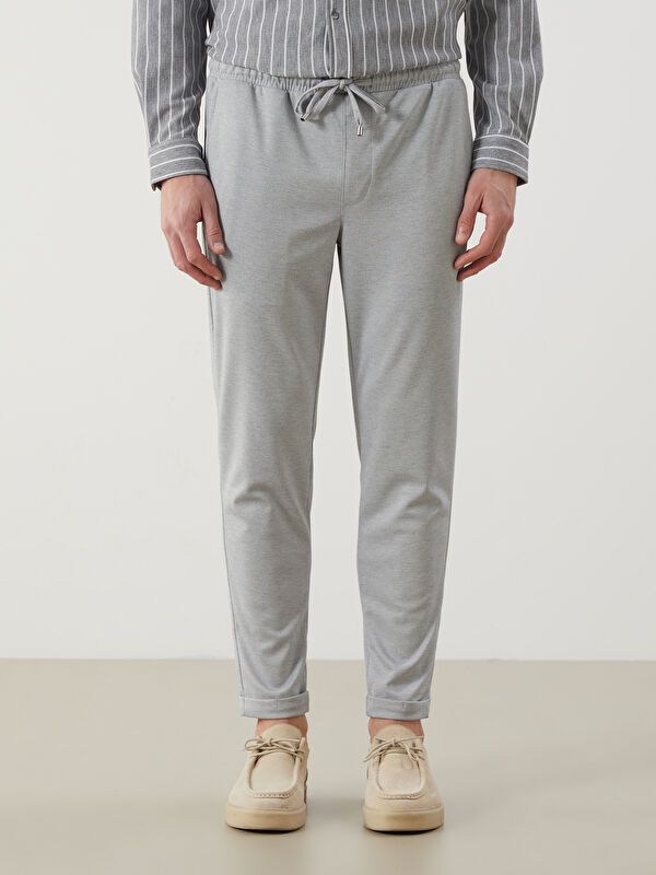 Moudda LC Waikiki - Pantalon tissé moyen Homme Mélange de gris - Tunisie 2