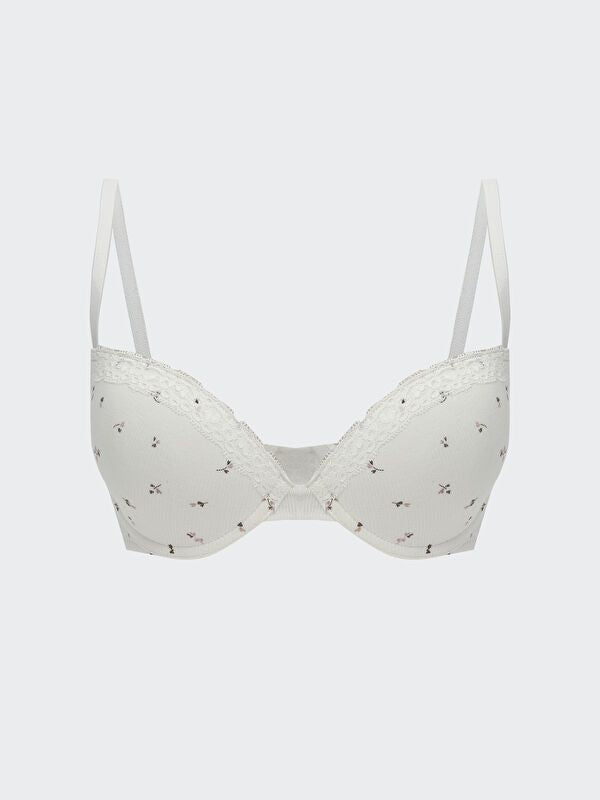 Moudda LC Waikiki - Soutien-gorge Femme Imprimé écru - Tunisie 1