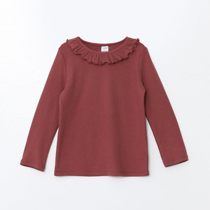 Moudda LC Waikiki - Pack body jersey manches longues Fille Imprimé écru - Tunisie 2