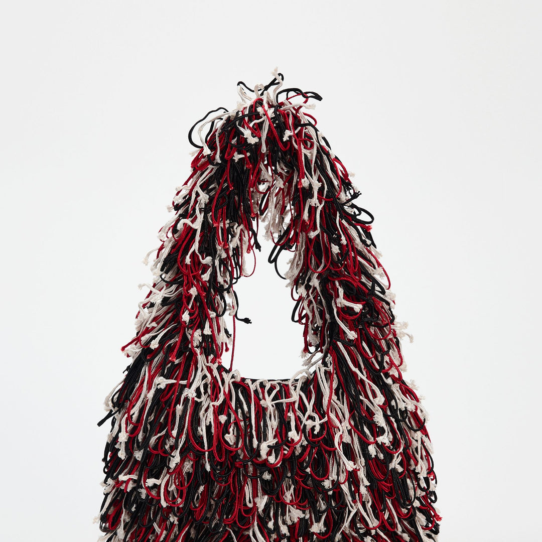 Moudda ZARA - Sac franges tissu multicolore - Tunisie 2